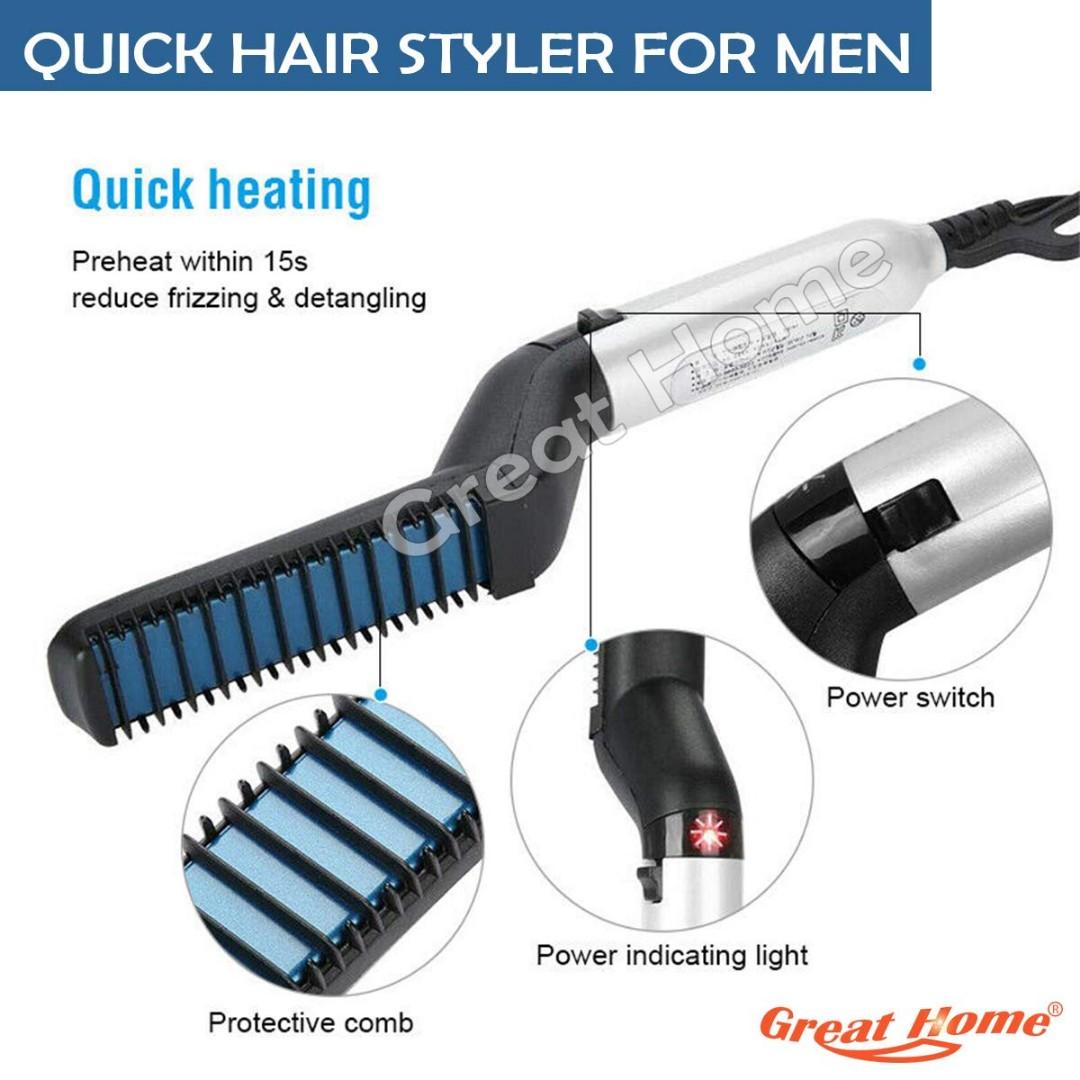 Tamefinish beard straightening top comb review