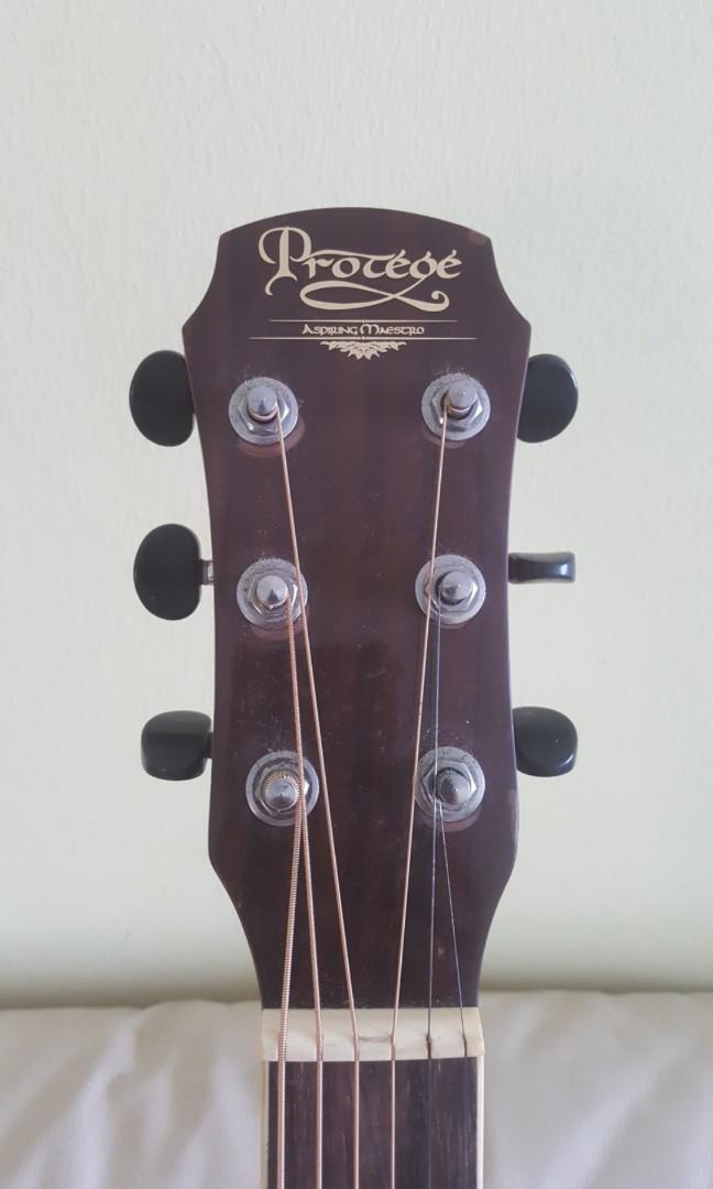 Maestro Electric Guitar Bag
 - Maestro Protege Acoustic Guitar Model Sm 3 With Bag Music Media Music Instruments On Carousell