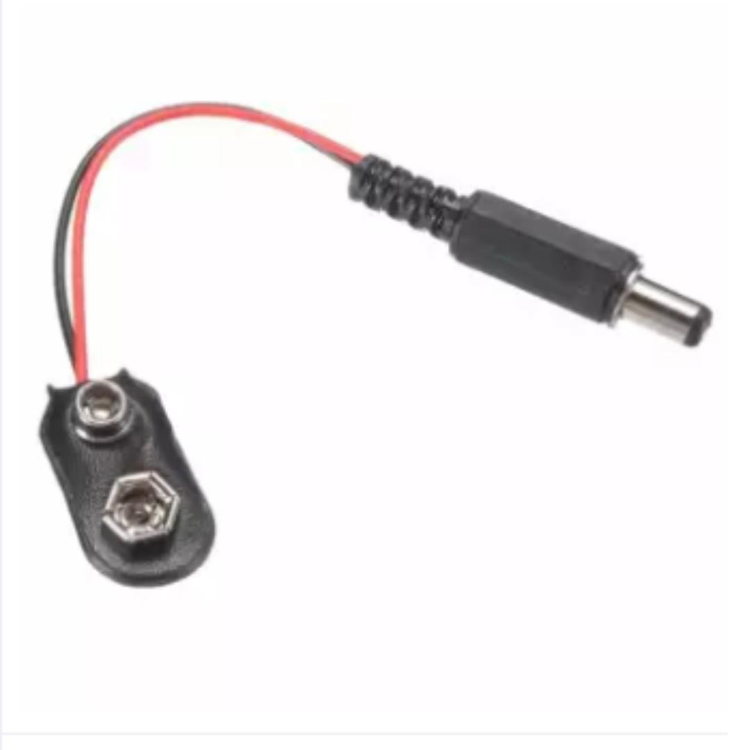 Male Dc Plug To 9v Battery Connector T Type 9v Battery Snap For Arduino Electronics Computer Parts Accessories On Carousell