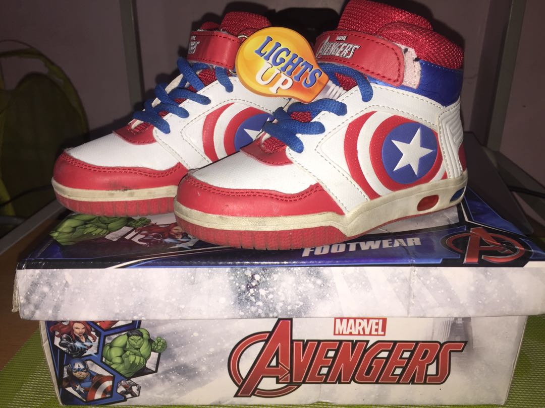 avengers light up shoes