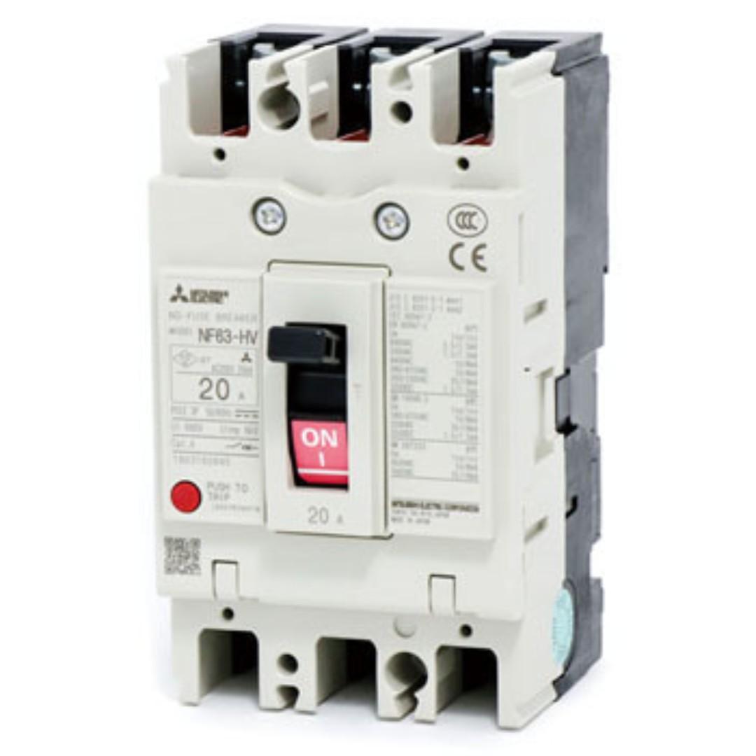 MITSUBISHI CIRCUIT BREAKER NF63-HV, Commercial & Industrial, Industrial ...