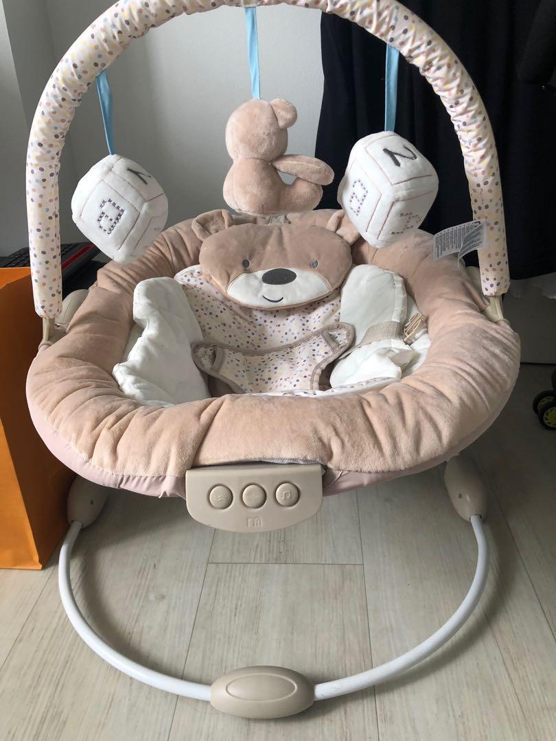 mothercare teddy toy box bouncer