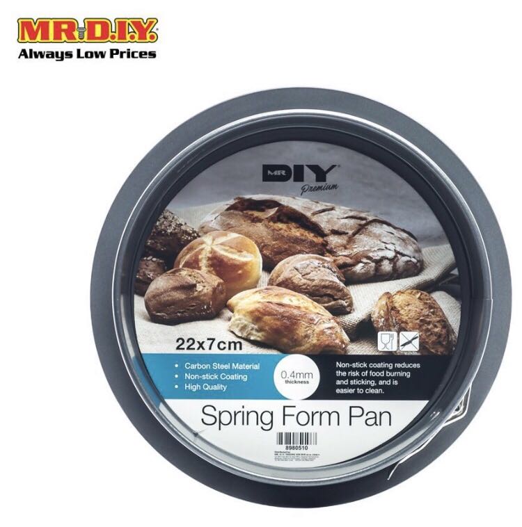 Mr Diy Premium Non Stick Springform Pan 22x7cm Home Appliances Kitchenware On Carousell