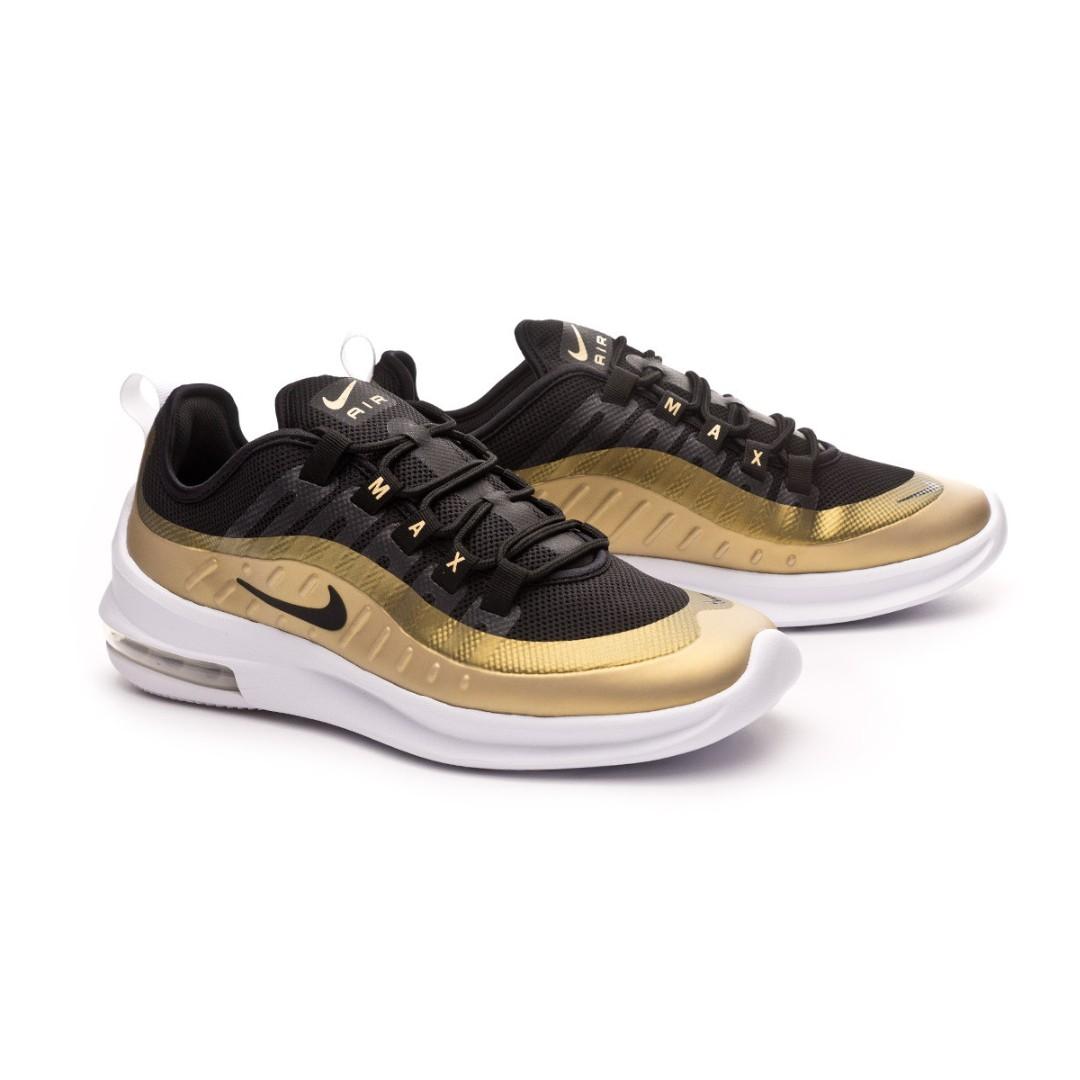 nike air max axis women's black and gold