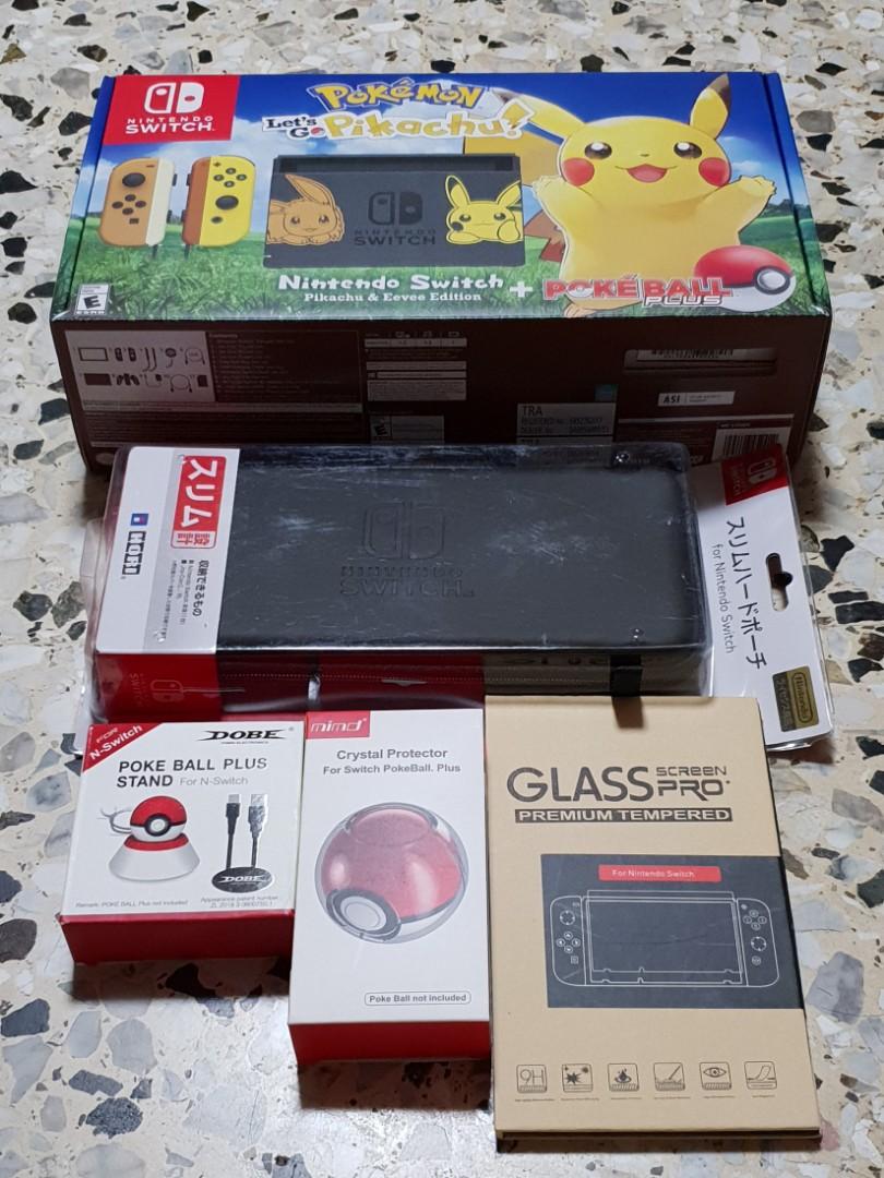 Nintendo Switch Pokemon Let S Go Pikachu Bundle Brand New Toys Games Video Gaming Consoles On Carousell