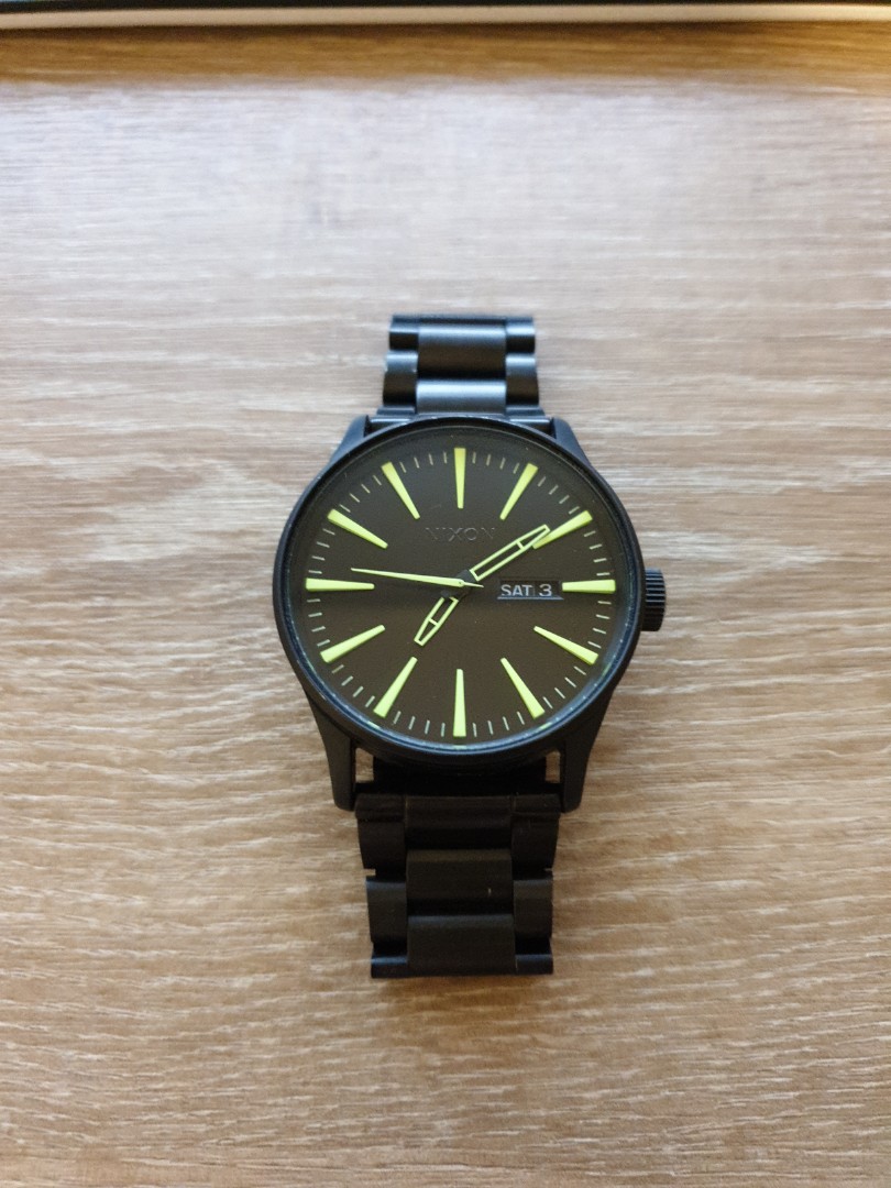 Nixon sentry ss black outlet