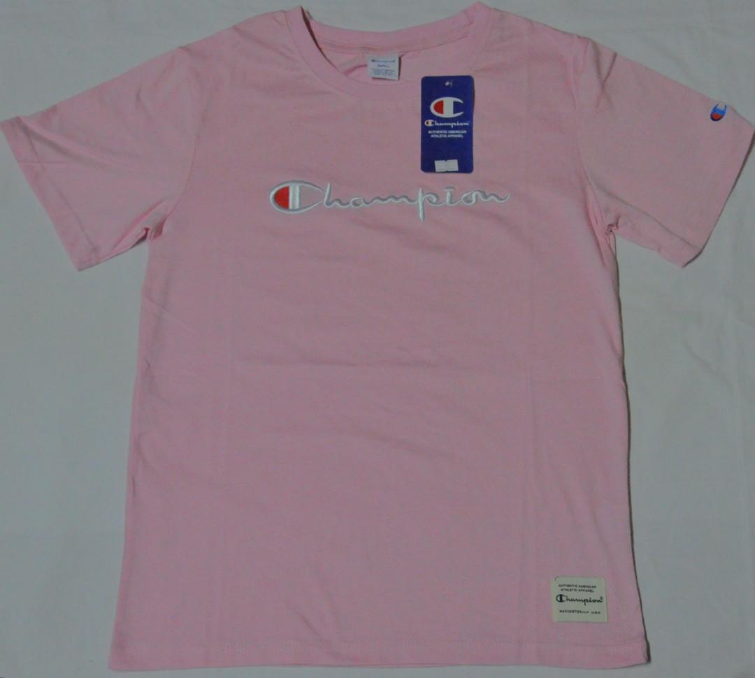 baby pink champion shirt