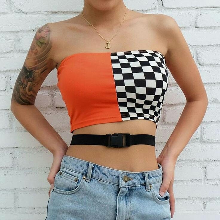buckle belt top