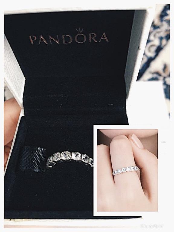 Pandora alluring top cushion ring