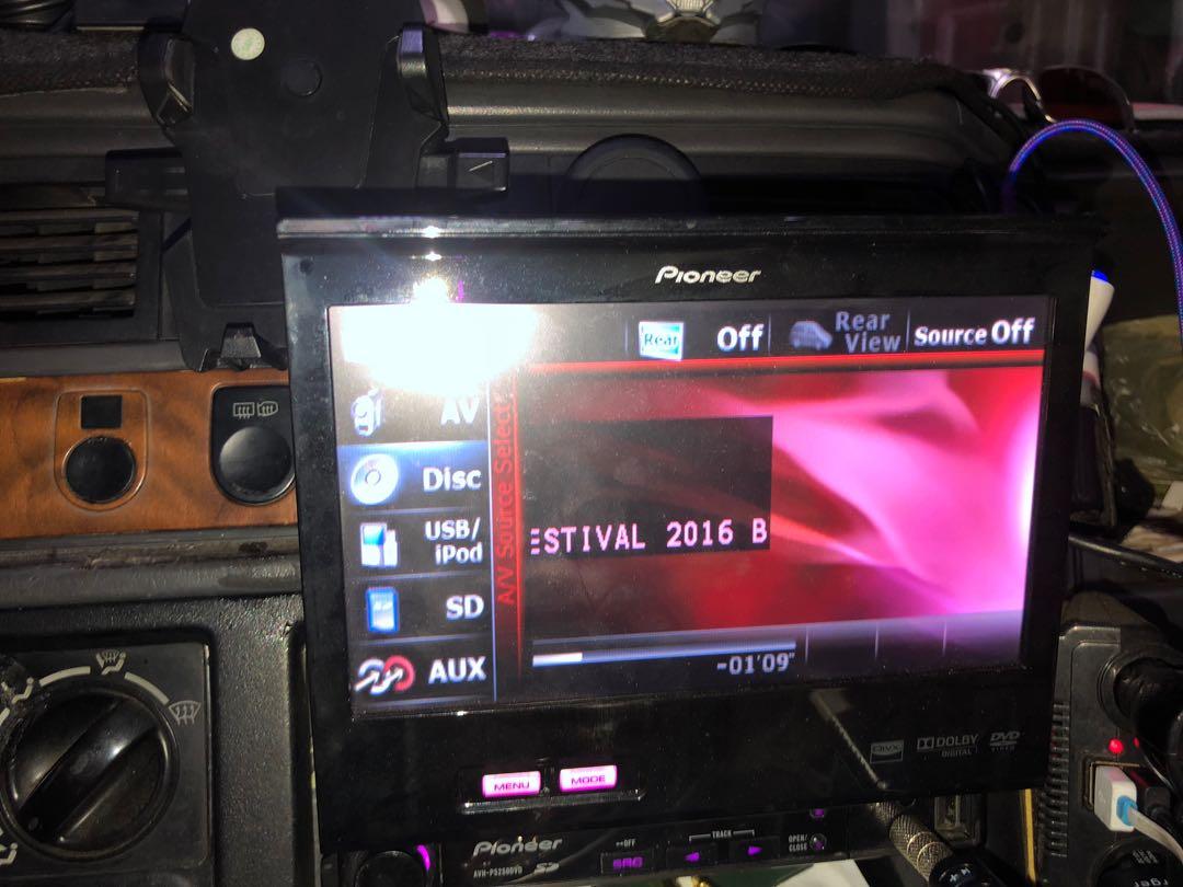 Pioneer Car DVD 7in motorized touchscreen swap ok, TV & Home Appliances