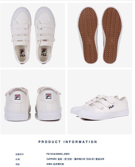 PO FILA CLASSIC KICKS B VC VELCRO SNEAKERS SHOES