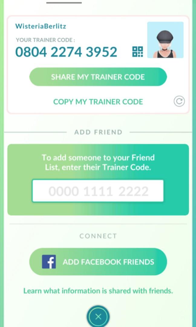 Pokemon Go Add Friend Toys Games Video Gaming Video Games On Carousell