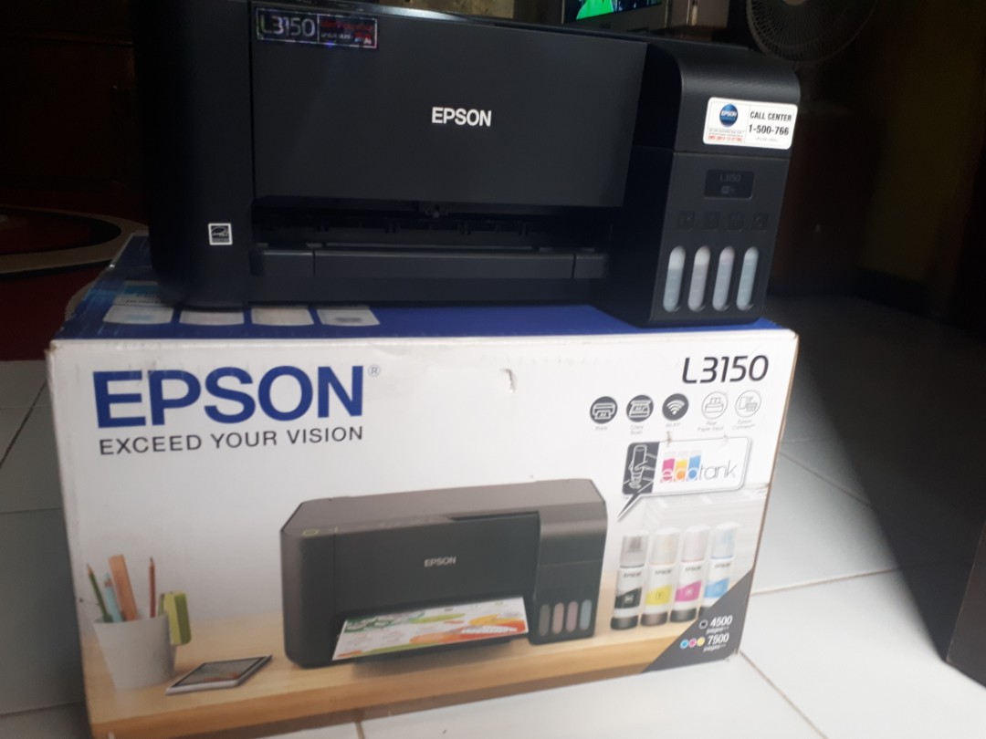 Printer Epson L3150 Wifi All In One Elektronik Bagian Komputer And Aksesoris Di Carousell 7600