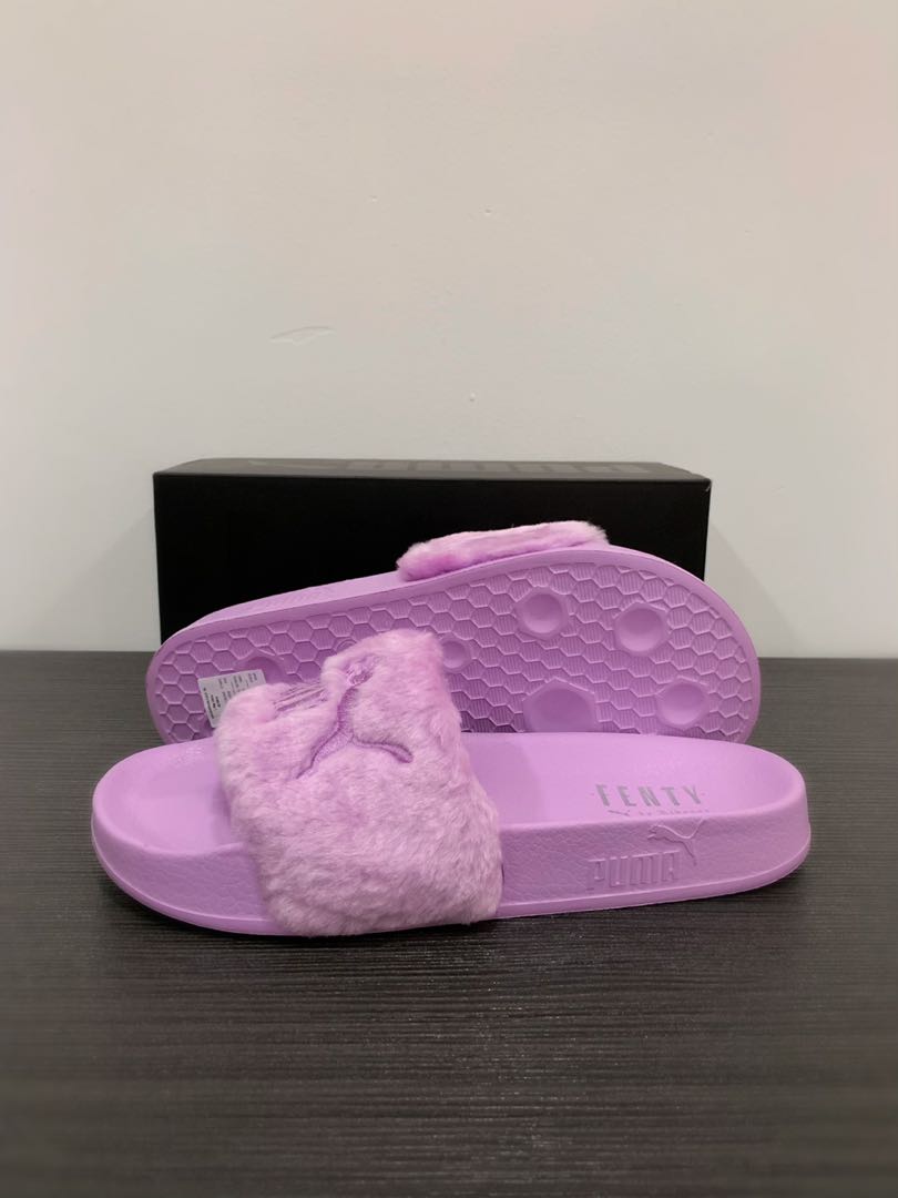 fenty puma slides purple