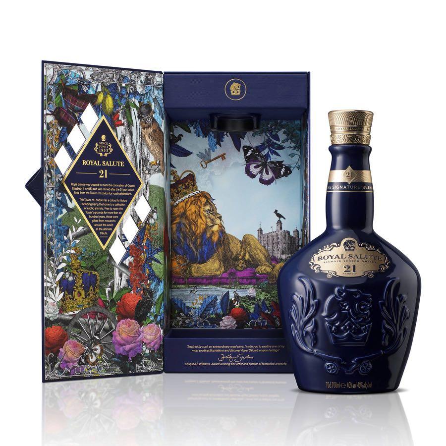 Royal Salute 21 Years, The Signature Blend, Food & Drinks ...