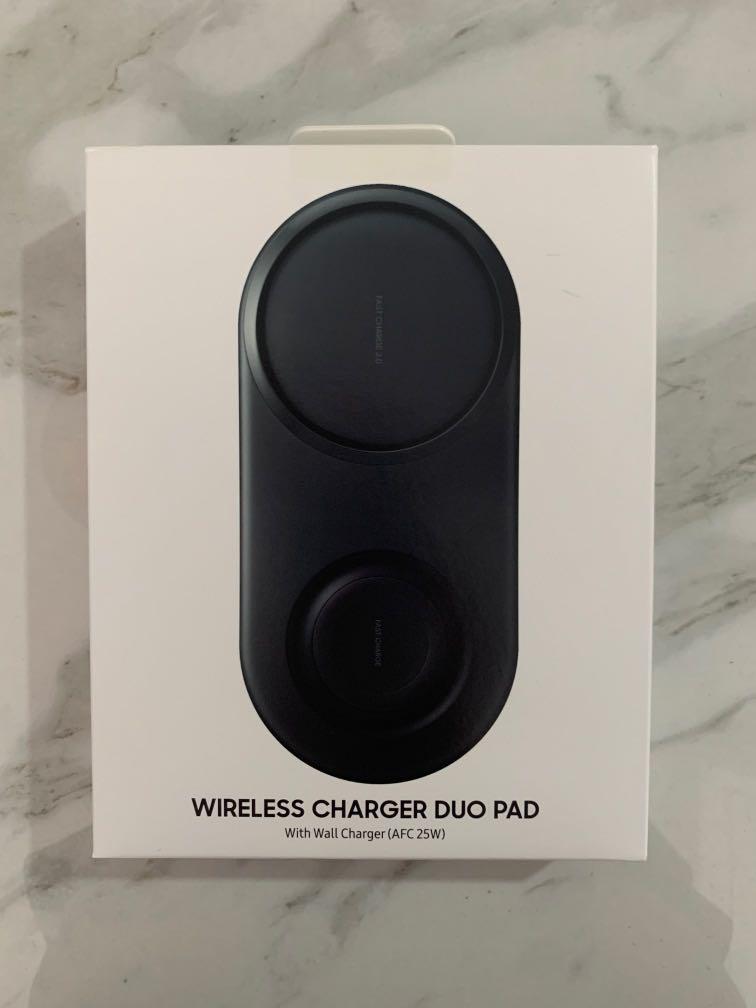 Samsung Wireless Charger Duo Pad Black Mobile Phones Tablets Mobile Tablet Accessories Power Banks Chargers On Carousell