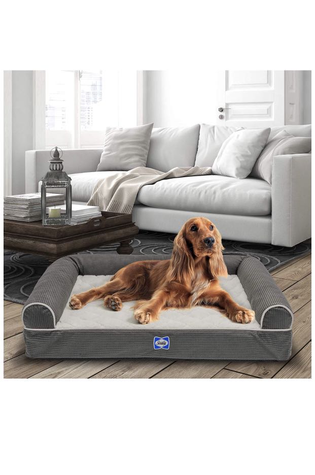 Sealy Premium Ultra Plush Orthopedic Sofa Style Couch Bolster Dog Bed Pet Supplies For Dogs Accessories On Carou Ultra Plush Orthopedic Sofa Style Couch