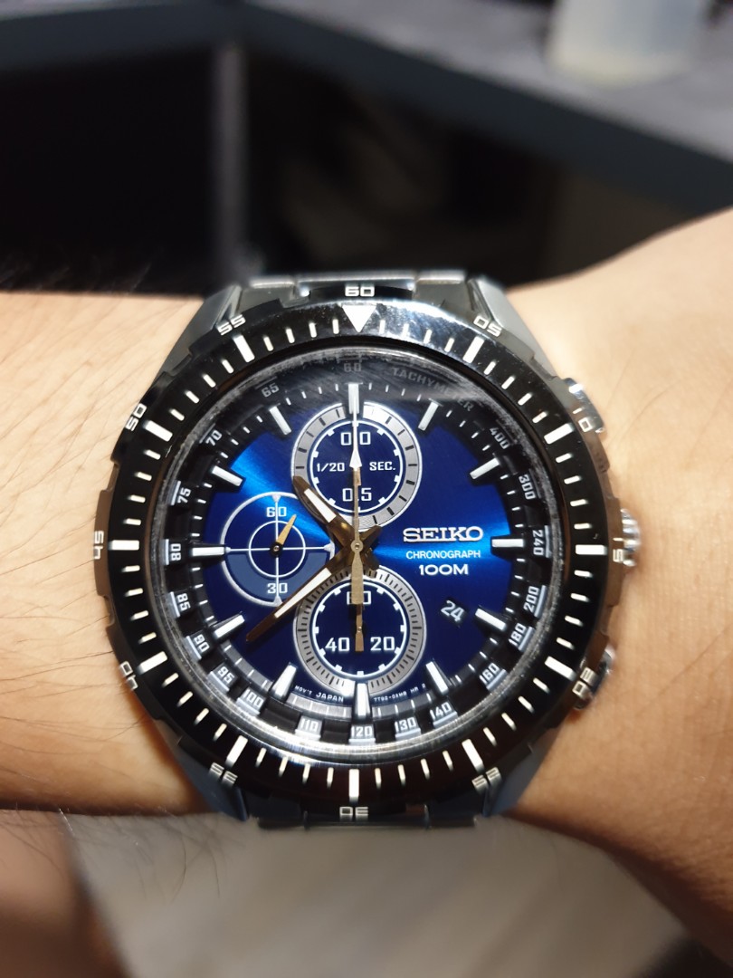 SEIKO Chronograph 100m Limited Edition, Men's Fashion, Watches &  Accessories, Watches on Carousell