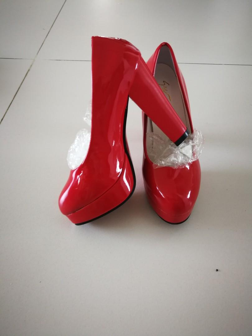 Sexy red heel, Women's Fashion, Shoes 