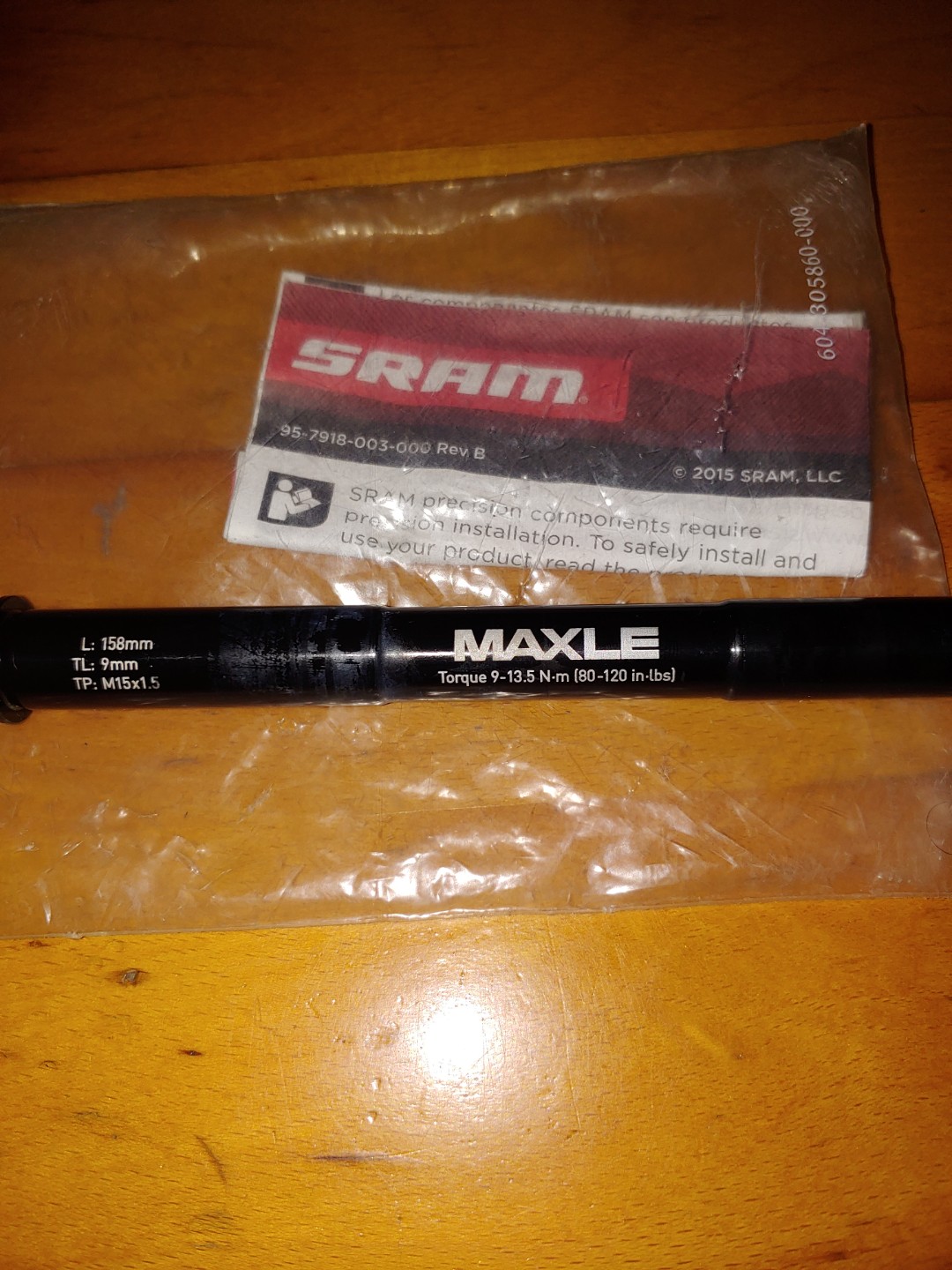 sram thru axle