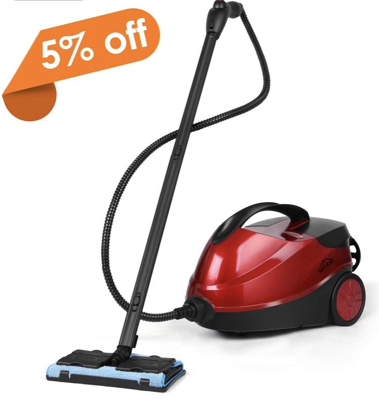 Steam Cleaner, SIMBR Steam Mop 4.5 Bar 1.5L Steamer Multifunctional, TV