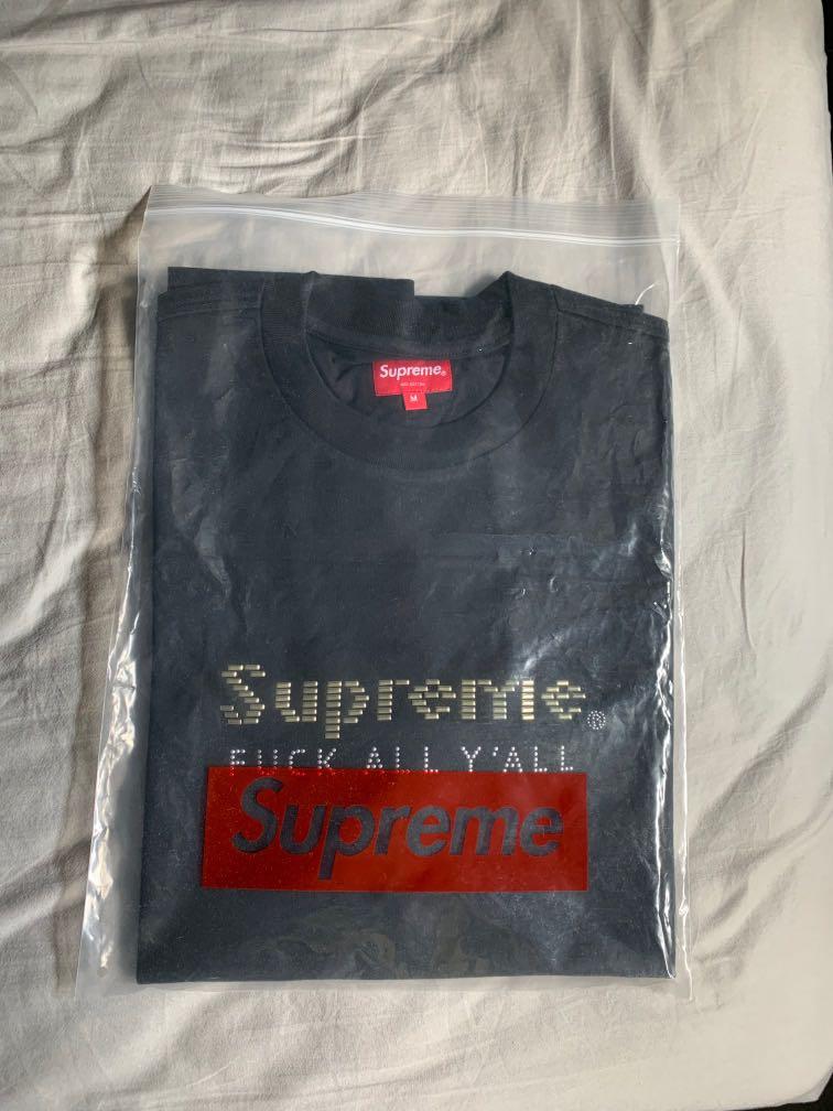 supreme gold bar tee