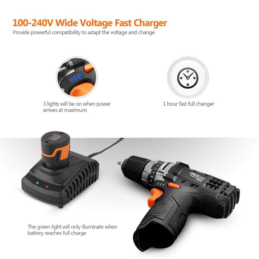 Image of Tacklife PCD03B built-in LED light