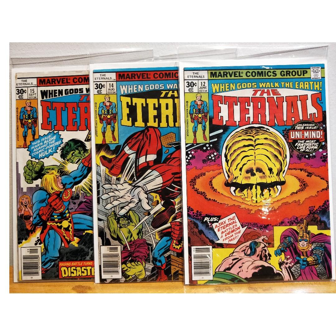 The Eternals 12 14 15 1st Appearance Uni Mind Cosmic Powered Hulk Marvel Movie Phase 4 Hobbies Toys Memorabilia Collectibles Fan Merchandise On Carousell
