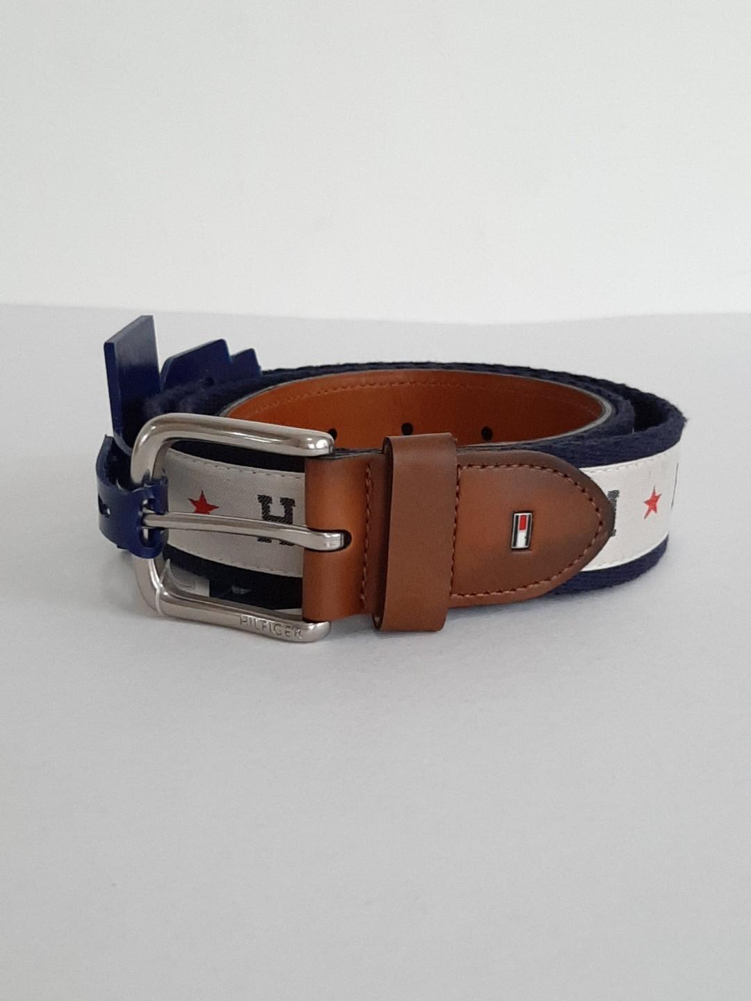 Tommy Hilfiger Men S Casual Fabric Belt Sz M 34 36 Men S