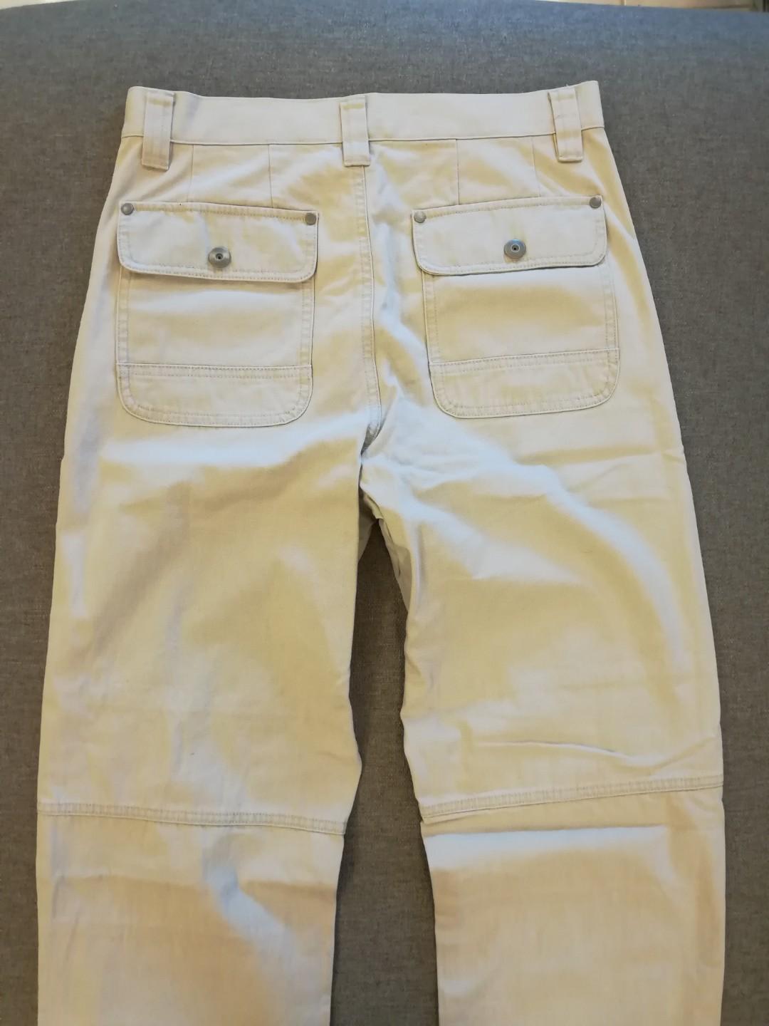 Uniqlo Double Knee Pants, Men's Fashion, Bottoms, Trousers on Carousell
