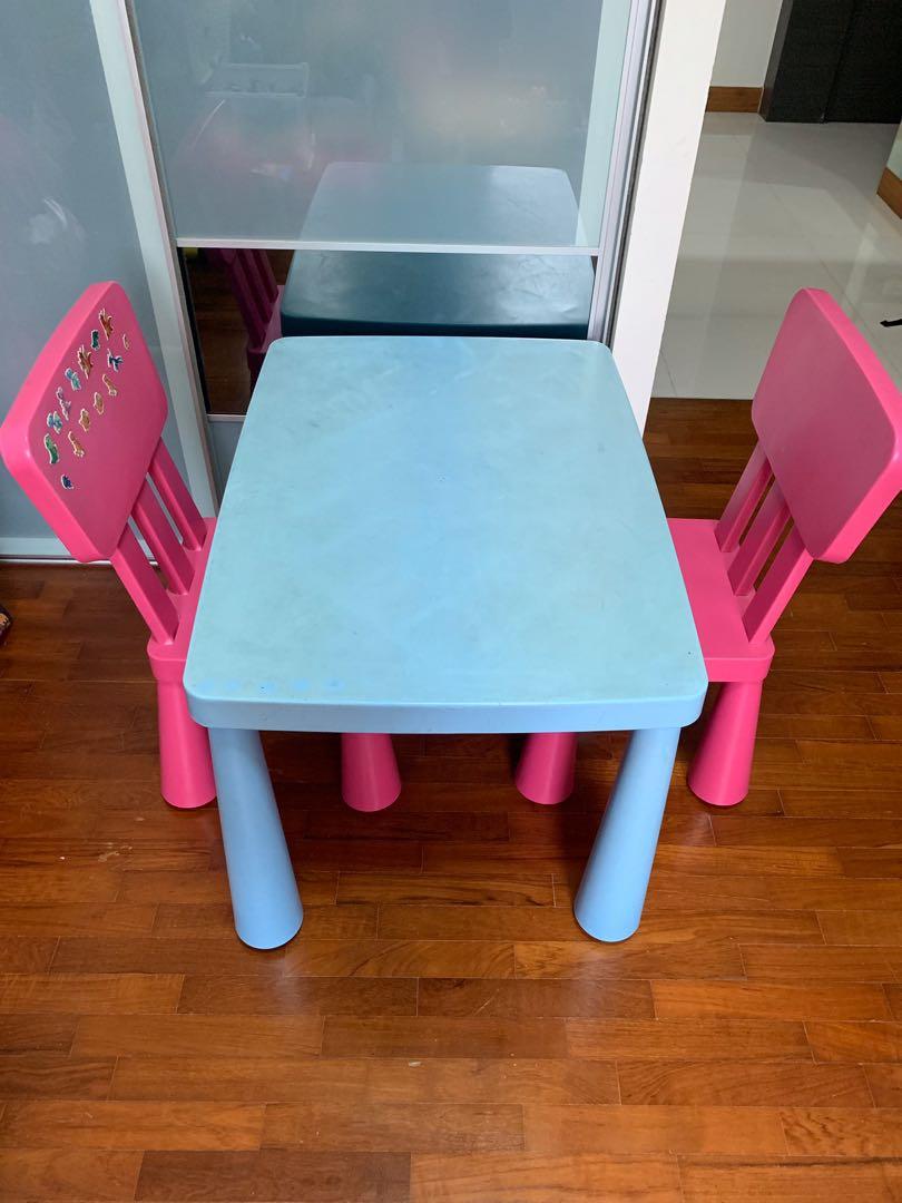 used kids table and chairs