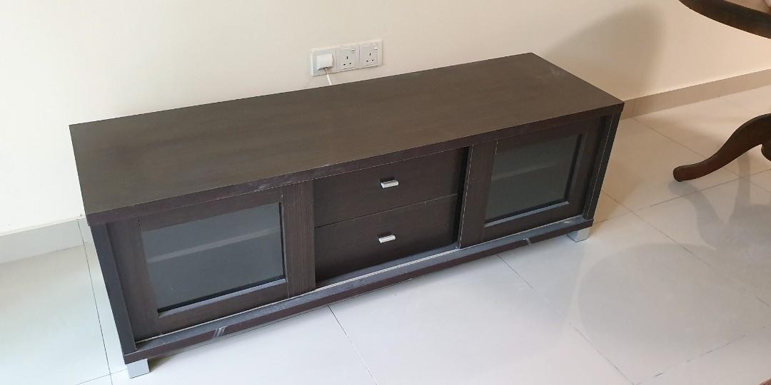 Used tv & dining table, Furniture & Home Living, Furniture, TV