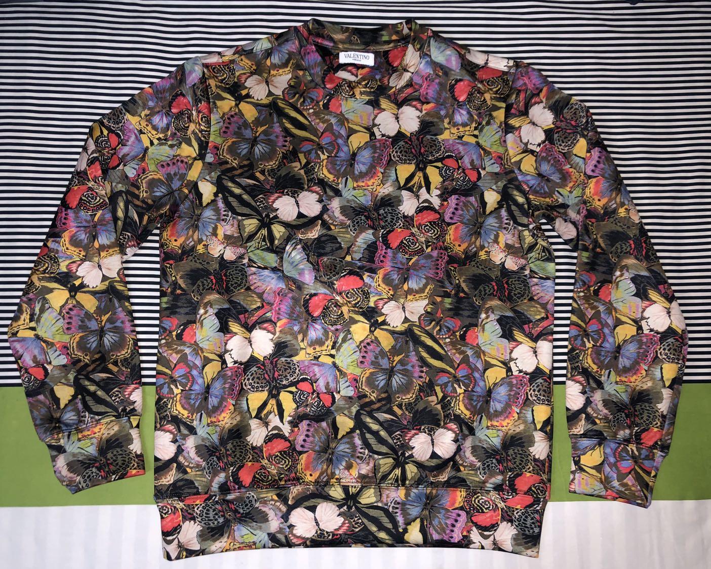 Valentino butterfly on sale sweatshirt