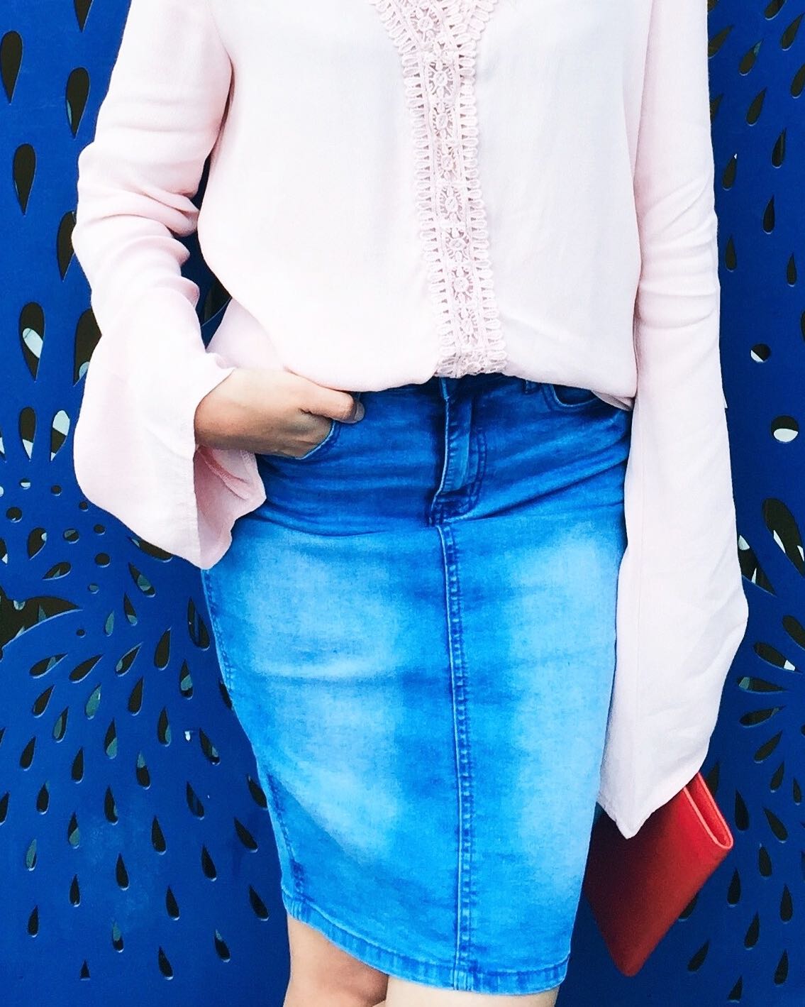 valley girl denim skirt