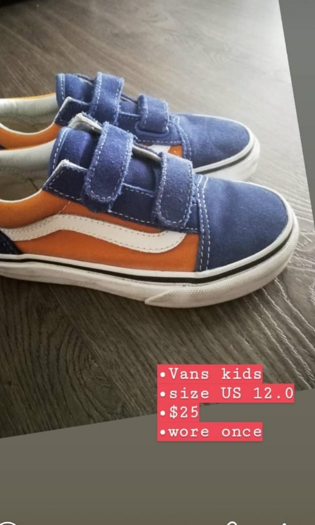 vans junior shoes size 4