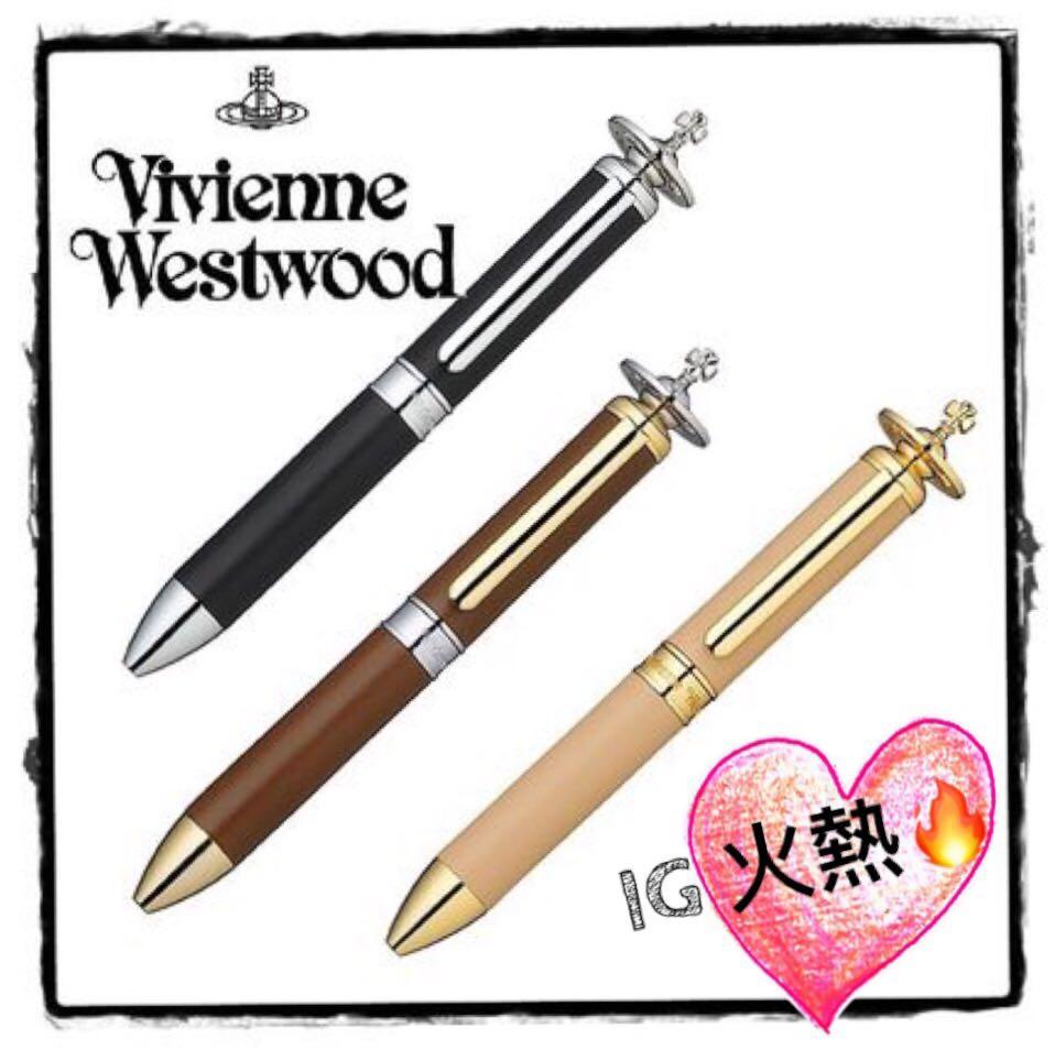❤️Vivienne Westwood ORB Pen ❤️ORB 革巻ボールペン❤️, 名牌