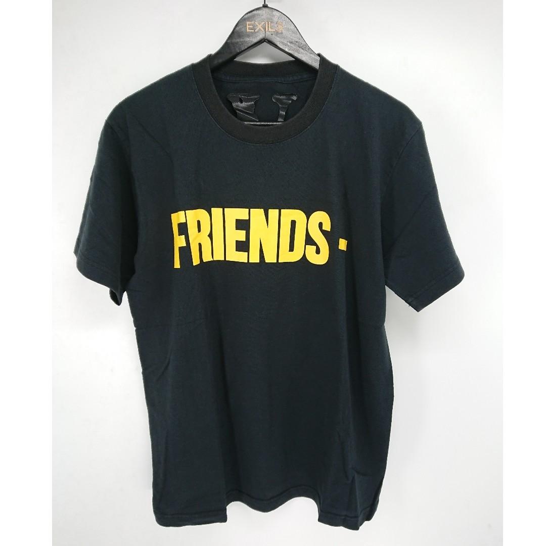 Black and sales yellow vlone shirt