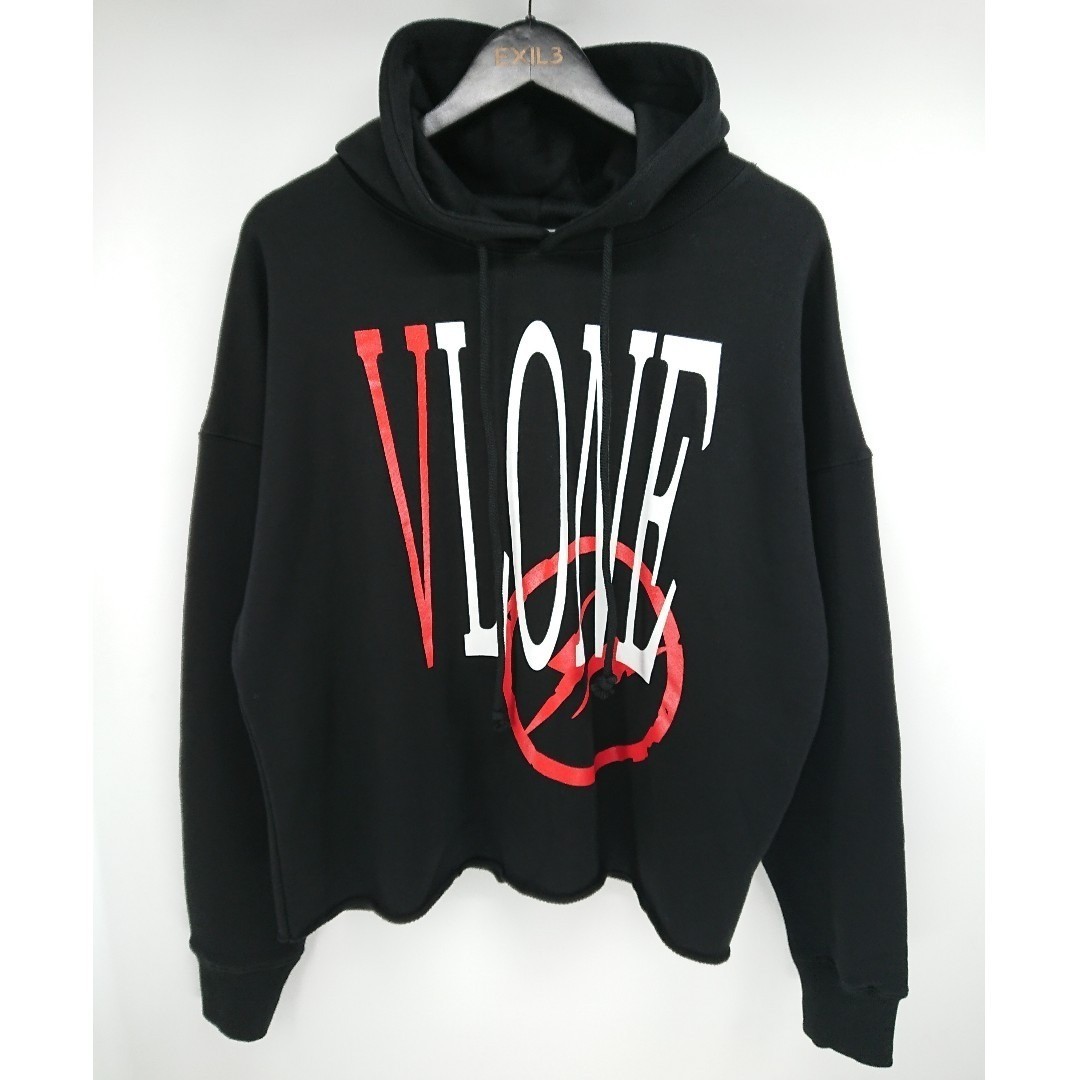 Vlone x Fragment Staple Hoodie (Black/Red) [S.M], Men's Fashion ...