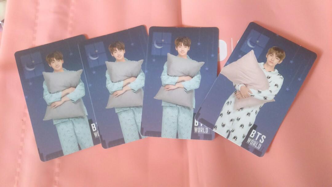 WTS) BTS WORLD OST GAME COUPON TAEHYUNG & JUNGKOOK, Hobbies ...