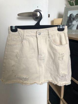 Light Denim Skirt