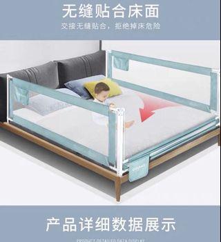 Anti Fall Baby Bed Guardrail Safe Sleep Crib Bumper Down Fold
