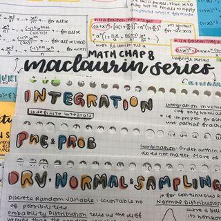 Math A Levels Topical Notes
