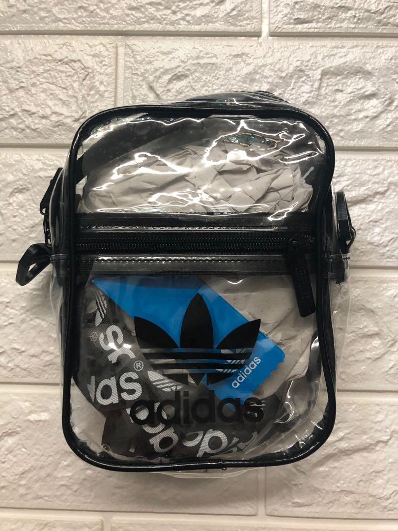 adidas transparent sling bag