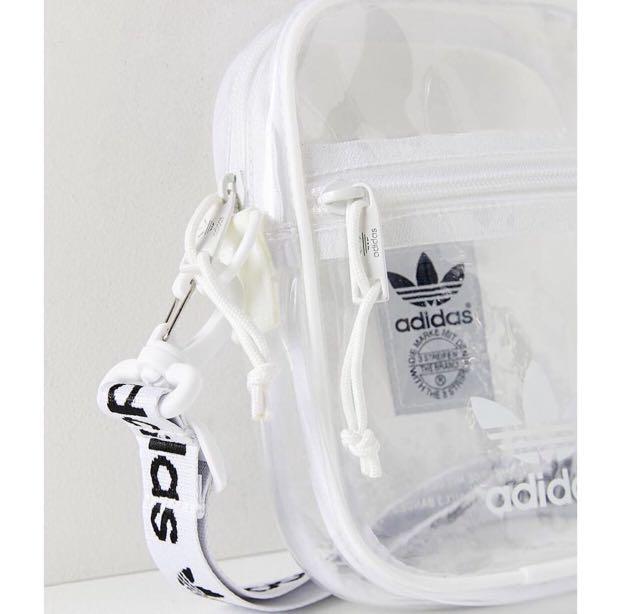 adidas transparent sling bag