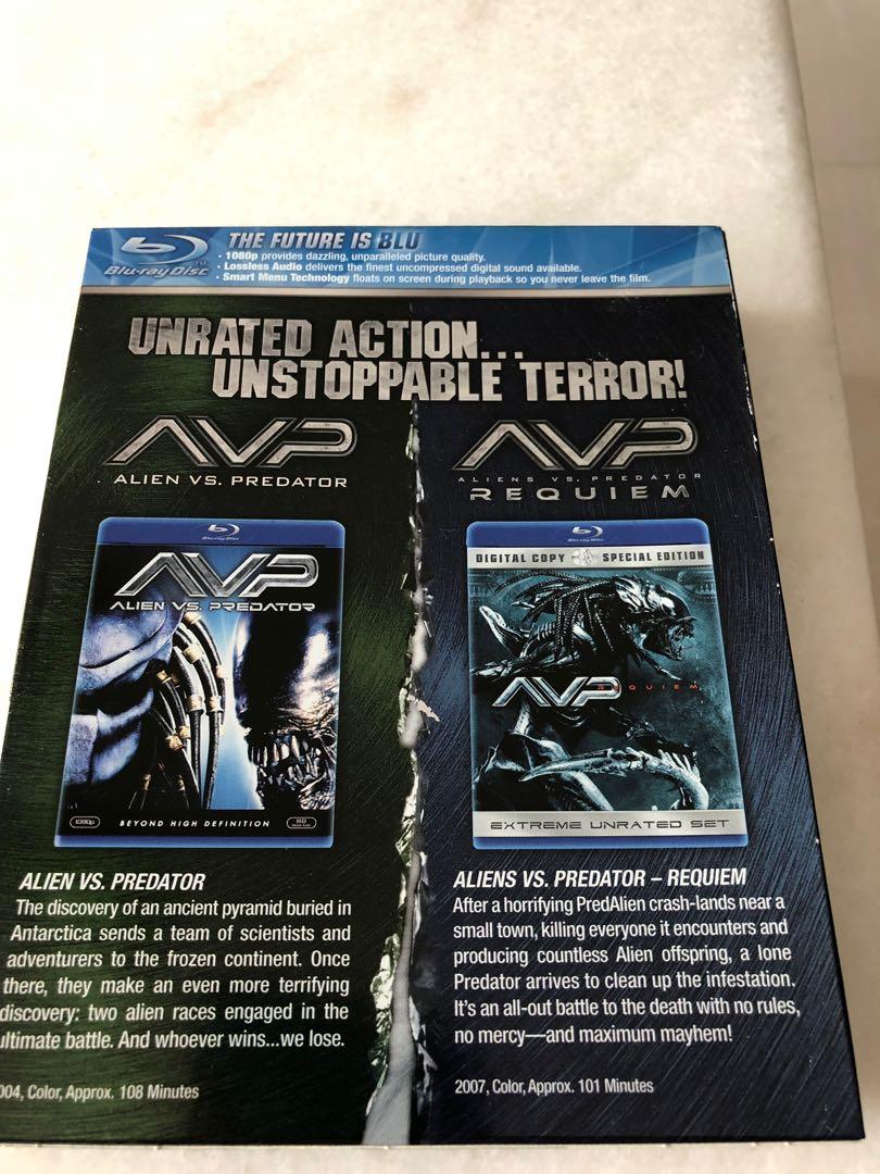 Alien VS Predator (2 Blu Ray Movies), Hobbies & Toys, Music & Media ...