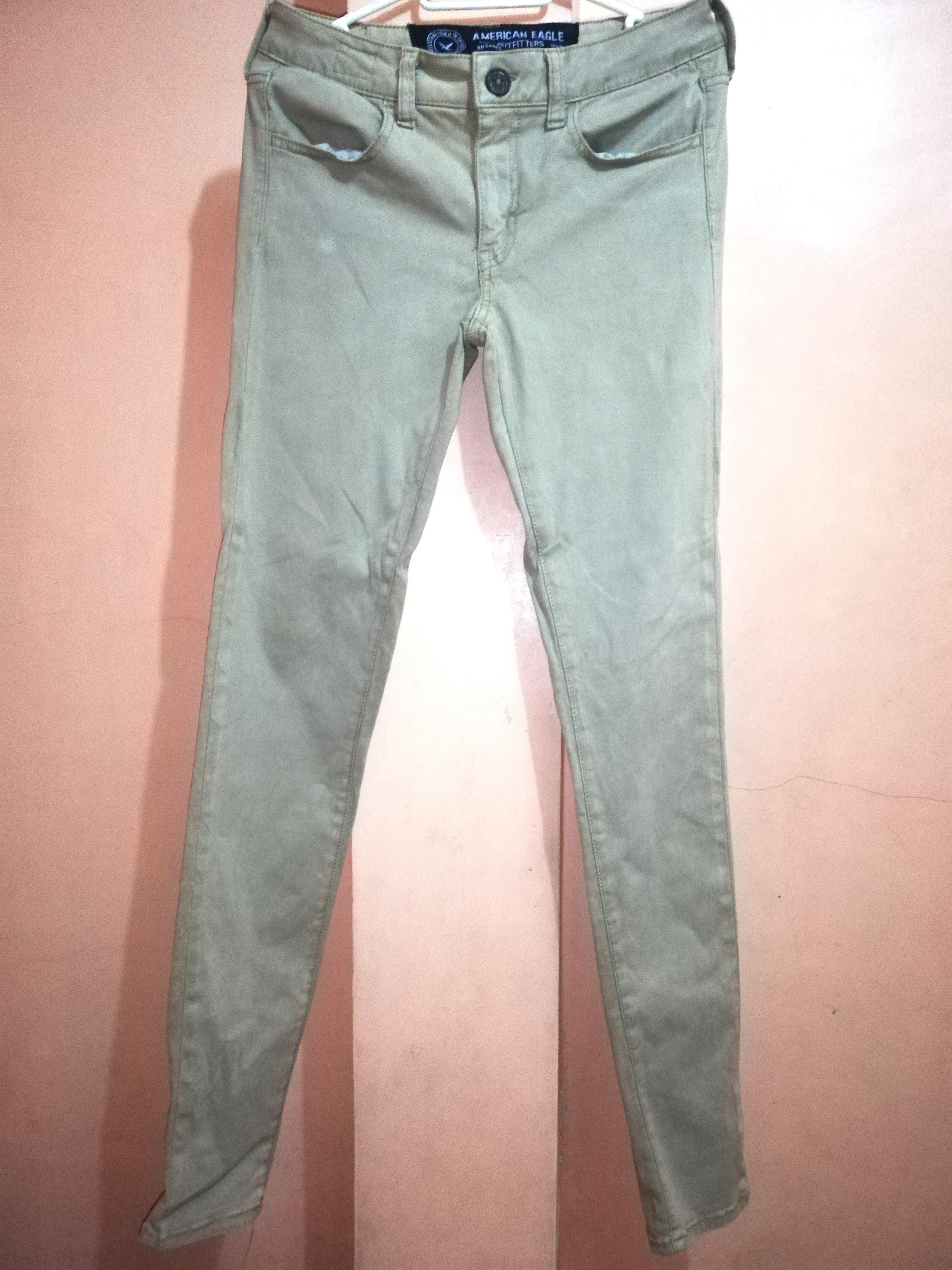 American eagle khaki jeggings online