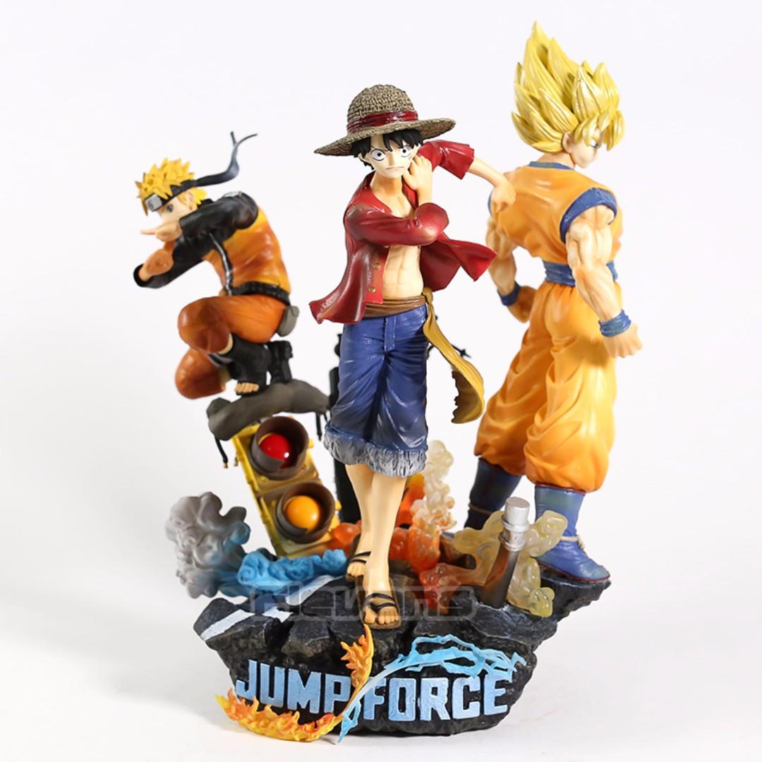 Anime Jump Force One Piece Monkey D Luffy Dragon Ball Dragonball Z Son Goku Naruto Playstation 4 Statue Toy Hobbies Toys Toys Games On Carousell