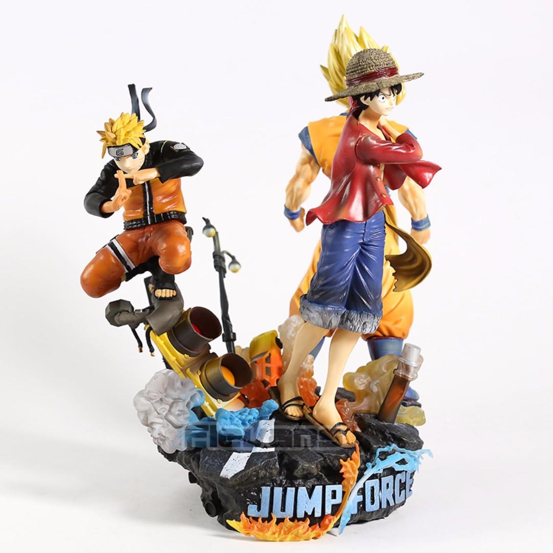 Anime Jump Force One Piece Monkey D Luffy Dragon Ball Dragonball Z Son Goku Naruto Playstation 4 Statue Toy Hobbies Toys Toys Games On Carousell