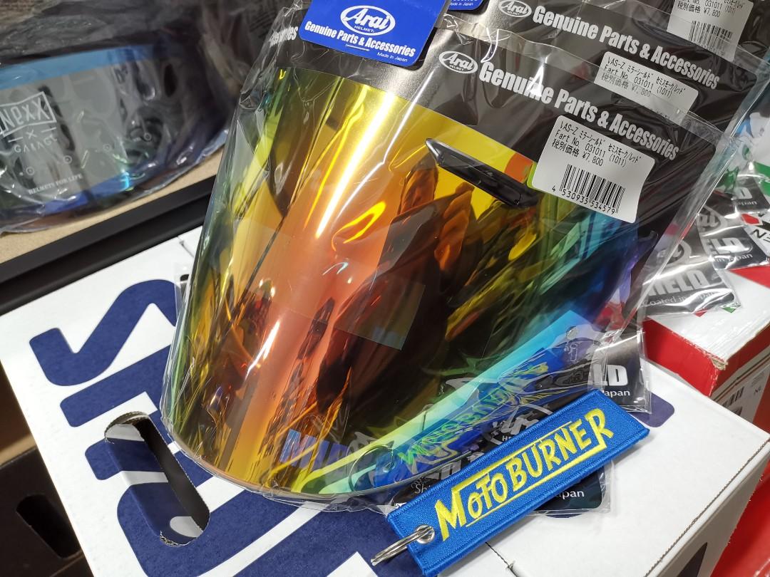 Arai Helmets RAM Pedrosa Samurai (Category: Motorcycle Apparel) located in Singapore. Submitted by stellar_motoburner (Listing ID 243809316, Image 2). Description: JDM Japan version. Free upgrade visor to light smoke. LTA friendly and night use ok. Gold red visor sold seperately $135..