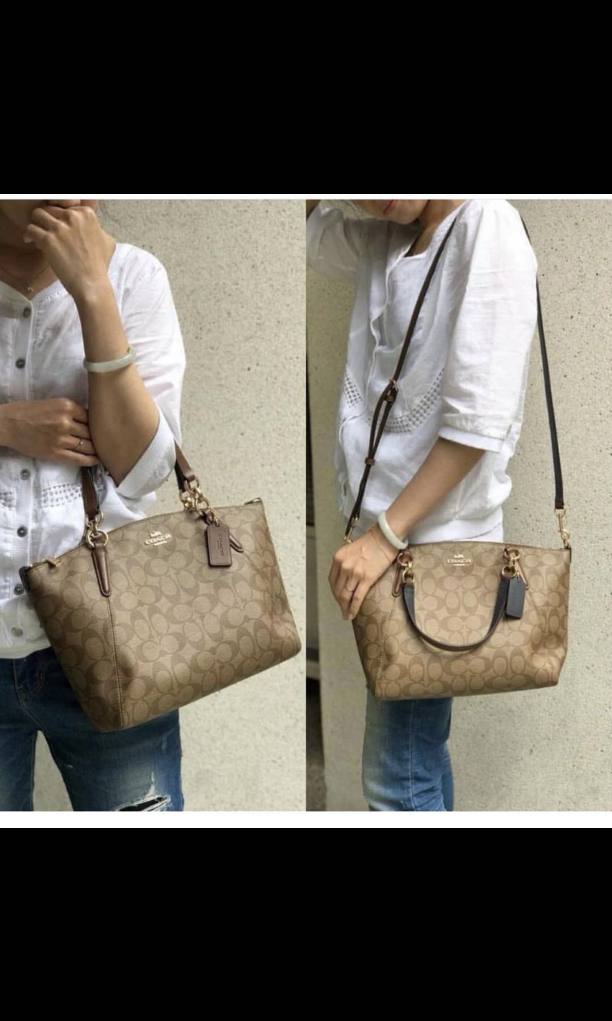 Authentic Coach Small Kelsey, Women's Fashion, Bags & Wallets, Clutches